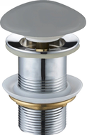 Mexen click-clack plug rond, lichtgrijs keramische mat - 79910-61