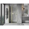 Mexen Mist 105 cm Hinged Shower Door, Transparent, Gold - 8A4-105-000-50-00