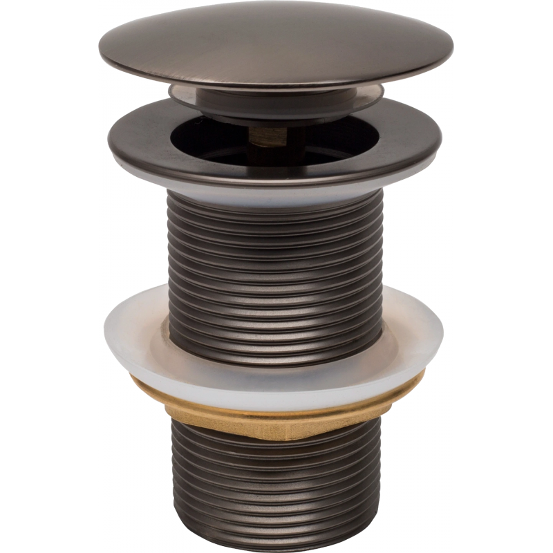 Mexen clack-kontakt plugg rund, grafit - 79910-66