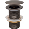 Mexen click-clack round plug, graphite - 79910-66