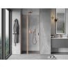 Mexen Mist porte de douche pivotante 105 cm, transparent, cuivre brossé - 8A4-105-000-65-00