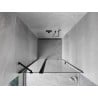 Mexen Mist drzwi prysznicowe uchylne 85 cm, transparent, czarne - 8A4-085-000-70-00