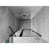 Mexen Mist drzwi prysznicowe uchylne lewe 80 cm, czarna ramka, czarne - 8A4-080-000-70-70-L