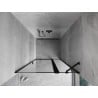 Mexen Mist drzwi prysznicowe uchylne prawe 70 cm, czarna ramka, czarne - 8A4-070-000-70-70-P