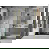 Mexen Mist puertas de ducha abatibles 160 cm, transparente, dorado - 8A4-160-001-50-00
