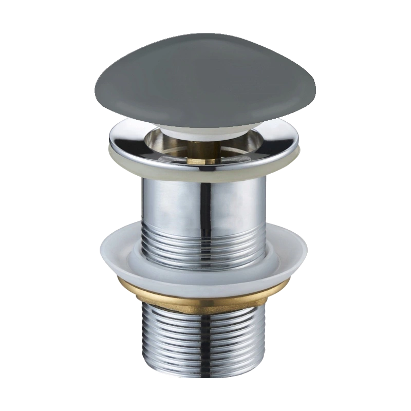 Mexen tapón clic-clac redondo, gris oscuro cerámico mate - 79910-71