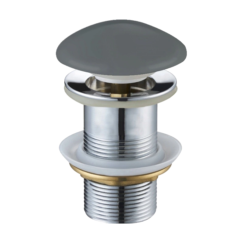 Mexen tappo clic-clac rotondo, ceramica opaca grigio scuro - 79910-71