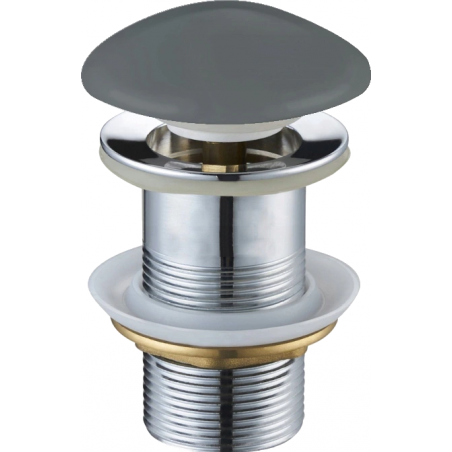 Mexen klik-klak ronde plug, donkergrijs keramisch mat - 79910-71