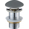 Mexen klik-klak ronde plug, donkergrijs keramisch mat - 79910-71
