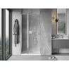 Mexen Mist L drzwi prysznicowe uchylne 90 cm, transparent, chrom - 8A4L-090-000-01-00