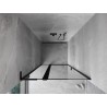 Mexen Mist L left hinged shower door 90 cm, black frame, black - 8A4L-090-000-70-70-L