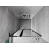 Mexen Mist L drzwi prysznicowe uchylne lewe 95 cm, czarna ramka, czarne - 8A4L-095-000-70-70-L