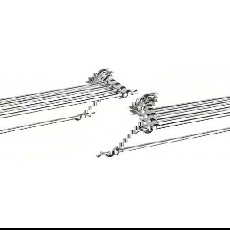 Mexen Estela mensola porta asciugamani, cromo - 7011520-00