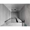 Mexen Mist L drzwi prysznicowe uchylne prawe 95 cm, czarna ramka, czarne - 8A4L-095-000-70-70-P
