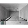 Mexen Mist L drzwi prysznicowe uchylne 145 cm, transparent, czarne - 8A4L-145-001-70-00