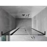 Mexen Mist L drzwi prysznicowe uchylne 150 cm, transparent, czarne - 8A4L-150-001-70-00