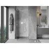 Mexen Mist-H left hinged shower door 70 cm, transparent, chrome - 8A5-070-000-01-00-L