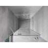 Mexen Mist-H drzwi prysznicowe uchylne lewe 120 cm, transparent, chrom - 8A5-120-000-01-00-L