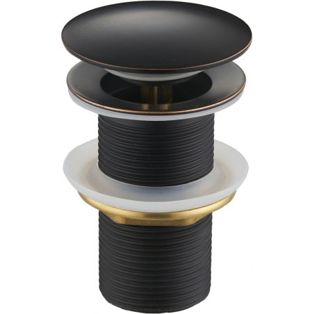 Mexen klick-klack propp rund, svart antik - 79910-79