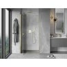 Mexen Mist-H shower door, left swing 100 cm, transparent, gold - 8A5-100-000-50-00-L