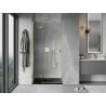 Mexen Mist-H porte de douche battante gauche 110 cm, transparent, doré - 8A5-110-000-50-00-L