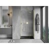 Mexen Mist-H right hinged shower door 85 cm, transparent, gold - 8A5-085-000-50-00-P