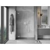 Mexen Mist-H porte de douche pivotante gauche 125 cm, transparent, chromé - 8A5-125-001-01-00-L
