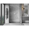 Mexen Mist-H vasakpoolne pööratav dušiuks 125 cm, läbipaistev, kroom - 8A5-125-001-01-00-L