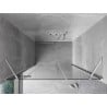 Mexen Mist-H drzwi prysznicowe uchylne lewe 140 cm, transparent, chrom - 8A5-140-001-01-00-L