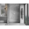 Mexen Mist-H paremakse hingedega dušiuks 150 cm, läbipaistev, kroom - 8A5-150-001-01-00-P