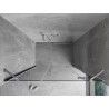 Mexen Mist-H paremakse hingedega dušiuks 150 cm, läbipaistev, kroom - 8A5-150-001-01-00-P