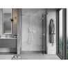 Mexen Mist-H paremakse hingedega dušiuks 150 cm, läbipaistev, kroom - 8A5-150-001-01-00-P