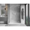 Mexen Mist-H shower door hinged right 155 cm, transparent, chrome - 8A5-155-001-01-00-P