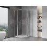 Mexen Mist semicircular shower enclosure tiltable 80 x 80 cm, transparent, chrome - 8A32-080-080-01-00