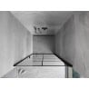 Mexen Mist-B drzwi prysznicowe uchylne prawe 80 cm, czarna kratka, czarne - 8A2-080-000-70-77-P