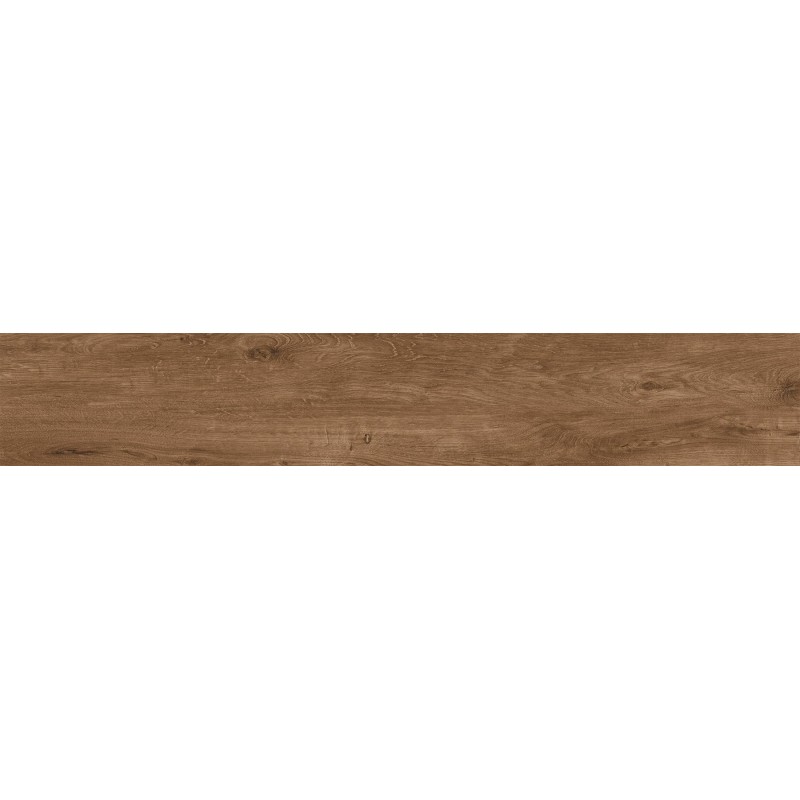 Mexen Avocado Gres marrone smaltato rettificato G1, piastrella effetto legno da pavimento e rivestimento 120 x 20 cm, opaco
