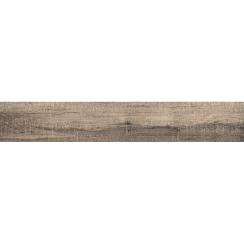Mexen Indica Gres negro esmaltado rectificado G1, azulejo tipo madera para suelo y pared 120 x 20 cm, mate - TL604-120-020-01