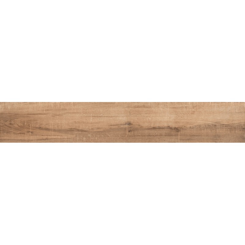 Mexen Indica Brauner glasiert rect. G1, holzähnliche Boden-Wandfliese 120 x 20 cm, matt - TL604-120-020-02