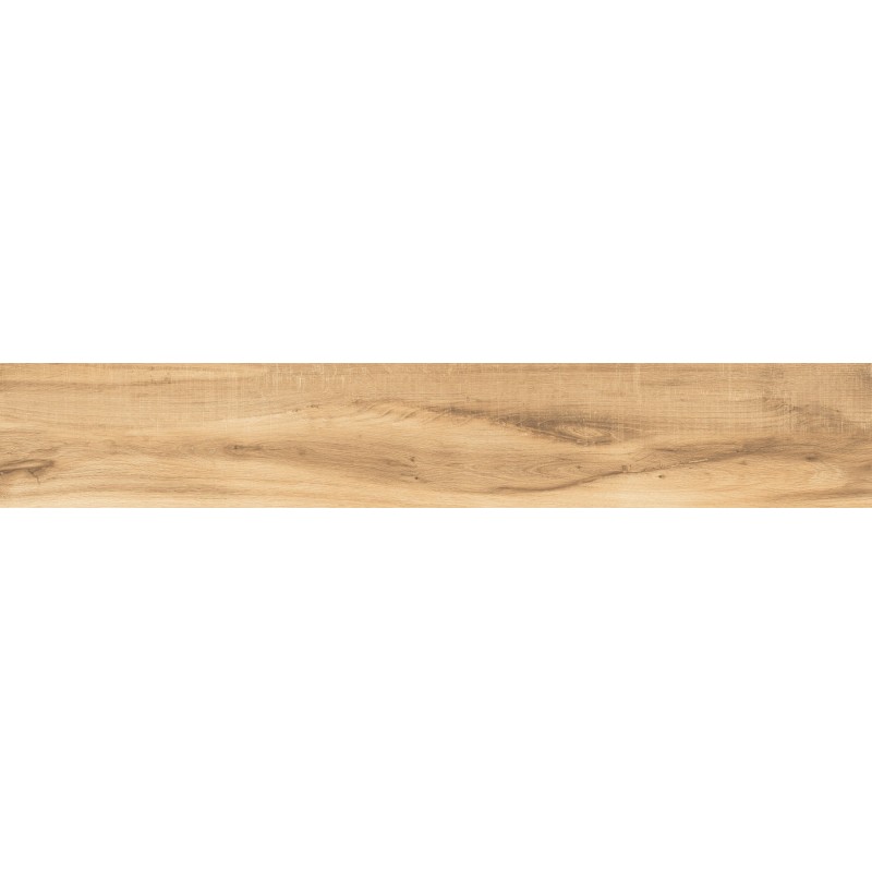 Mexen Indica Honey glasiéierte Grèsrekt. G1, holzähnlech Buedem- a Mauera Plack 120 x 20 cm, matte - TL604-120-020-03