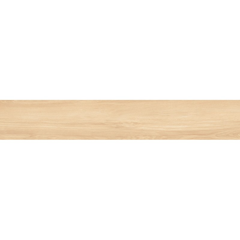 Mexen Liston Avorio grès émaillé rectifié G1, carreau effet bois sol-mur 120 x 20 cm, mat - TL607-120-020-00