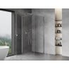 Mexen Mist-B pivot shower enclosure 85 x 85 cm, transparent, chrome - 8A2T-085-085-01-00
