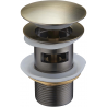 Mexen click-clack plug rond met overloop, antiek messing - 79920-40