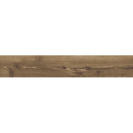 Mexen Lumiere Walnuss glasiertes Feinsteinzeug rekt. G1, holzähnliche Boden-Wand-Fliese 120 x 20 cm, matt - TL608-120-020-02