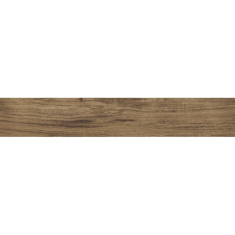 Mexen Lumiere Nogal glazed rectified porcelain tile G1, wood-like floor and wall tile 120 x 20 cm, matte - TL608-120-020-02
