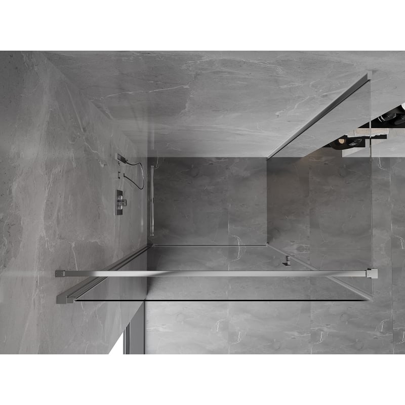Mexen Mist-B pöönist dušikabiin 75 x 120 cm, läbipaistev, kroom - 8A2T-075-120-01-00