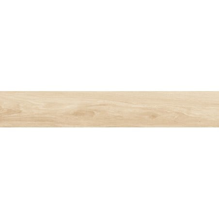 Mexen Meranti Avorio geglazuurde gerectificeerde gres G1, houtachtige vloer- en wandtegel 120 x 20 cm, mat - TL609-120-020-00