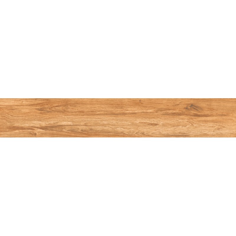 Mexen Meranti Braun glasiertes Feinsteinzeug kalibriert G1, holzähnliche Boden- und Wandfliese 120 x 20 cm, matt