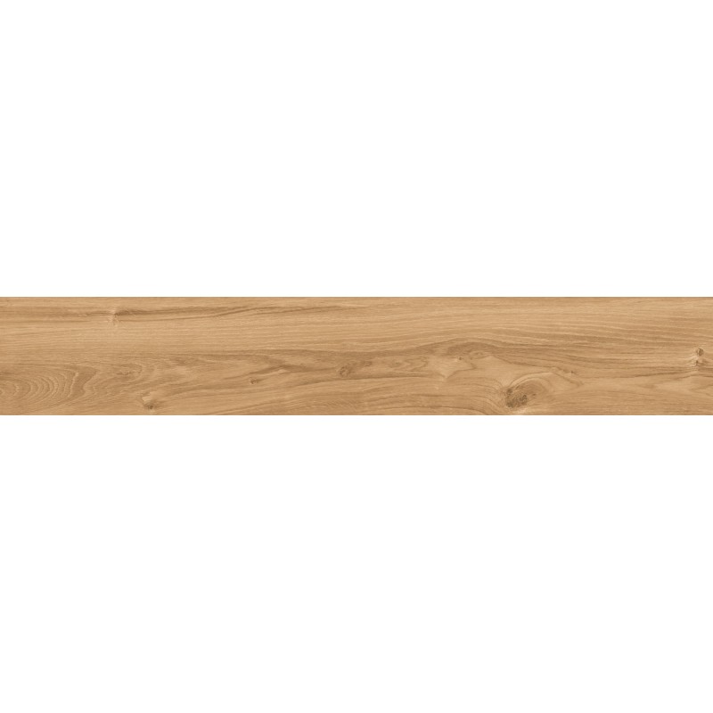 Mexen Meranti Honey glasiertes Feinsteinzeug rekt. G1, holzähnliche Boden- und Wandfliese 120 x 20 cm, matt - TL609-120-020-04