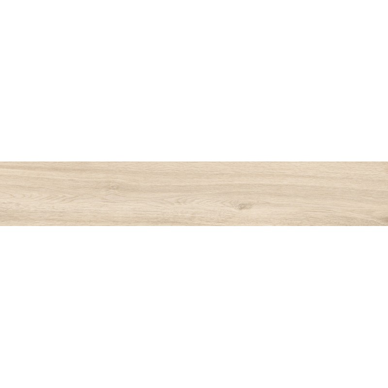 Mexen Hirera Avorio geglazuurde grès gerectificeerd G1, houtlook tegel voor vloer en wand 120 x 20 cm, mat - TL611-120-020-00