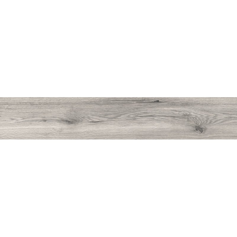 Mexen Hirera Grey glazed rectified gres, wood-like floor-wall tile 120 x 20 cm, matte - TL611-120-020-03